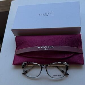 Marciano Two-Tone Gray Tortoiseshell Eyeglasses